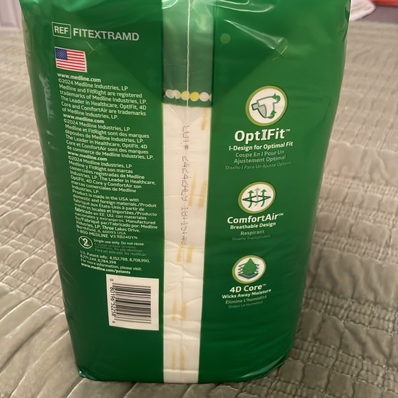 NWT FitRight OptIFit Briefs 20 Ct. Unisex Men or Women Disposable Underwear - Picture 8 of 14